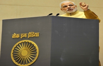 Prime Minister Narendra Modi launches \'Make in India\' Global Initiative